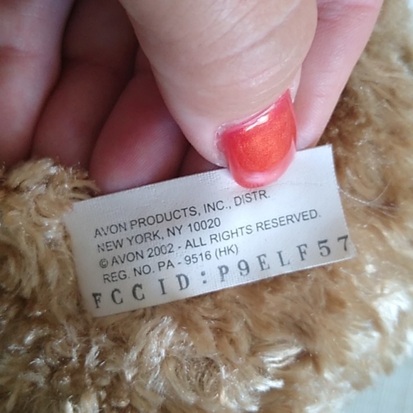 Avon Teddy Bear Stuffed Animal Plush Toy 100th Anniversary, 2002 - Picture 11 of 14
